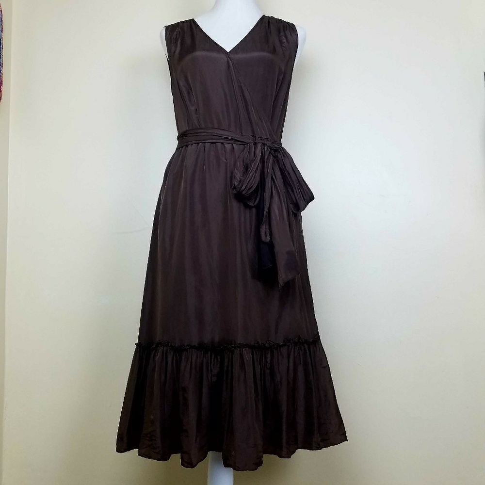 BCBGMAXAZRIA Silk Wrap Dress Size Medium